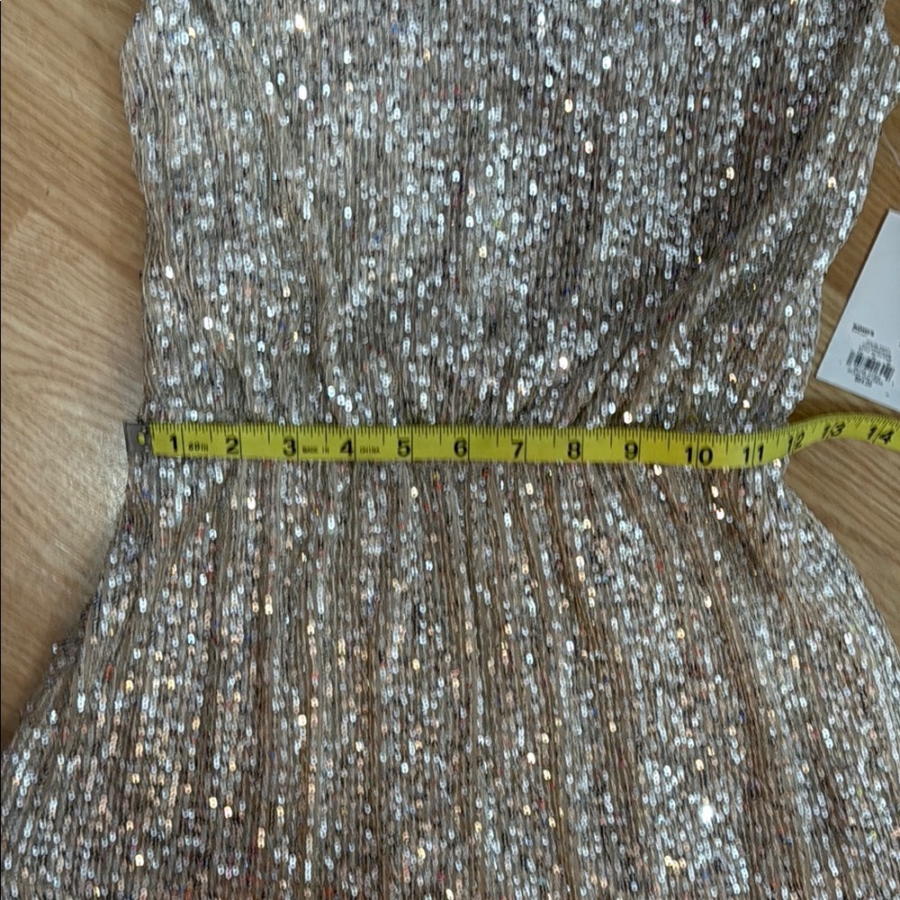 SO Juniors S Gold Sequin Mini Dress Party Cocktail Holiday NWT - Picture 6 of 6